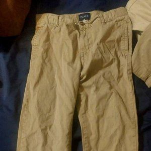 The Children's Place Khaki Pants Bundle of 3 size 8 Husky Hemmed